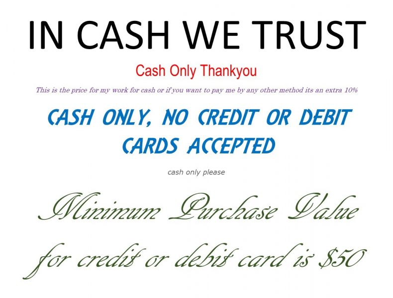 CASH ECONOMY – AUSTRALIA