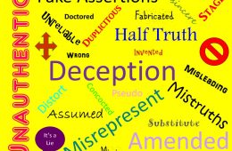 Religious Doctrine – The Church Propagating Mistruths